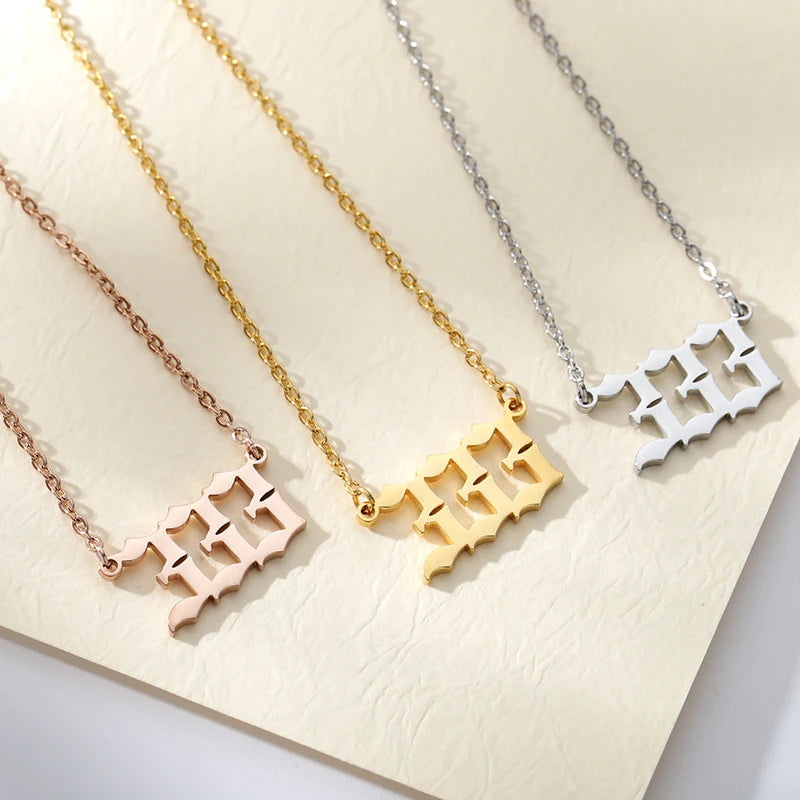 Angel Number Necklaces