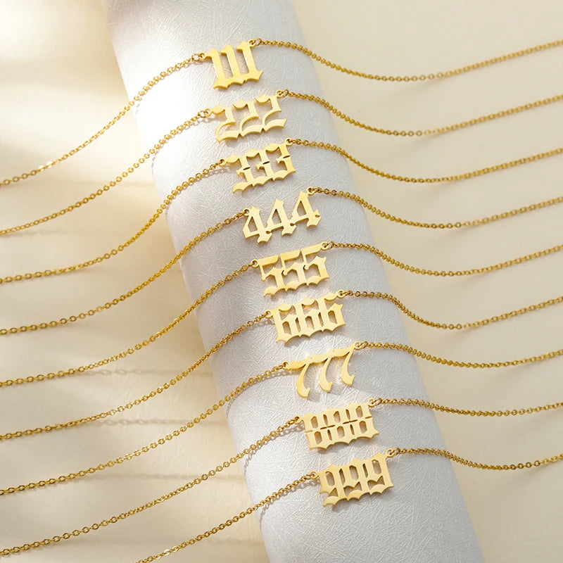 Angel Number Necklaces